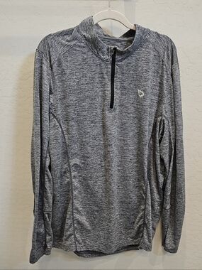 Baleaf Grey Heather Quarter-Zip Pullover
